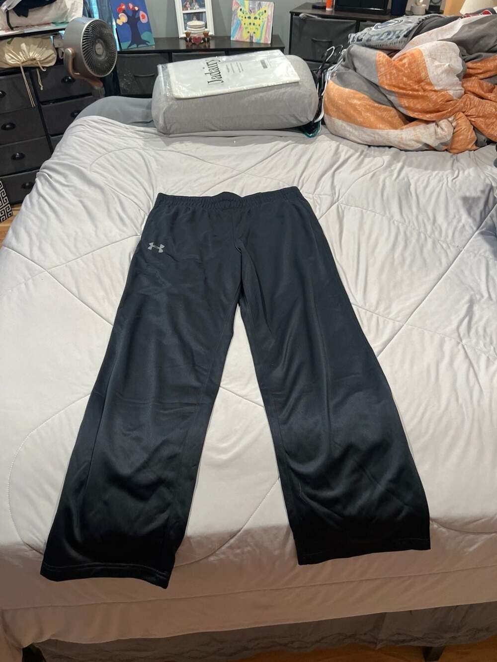 Under Armour AllSeasonGear Loose Straight Leg Athletic Pants Black Large